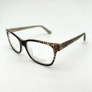 Womens Eyeglasses Frames Runway Couture RCE-305 Size 53-15-135 Leopard Print NEW
